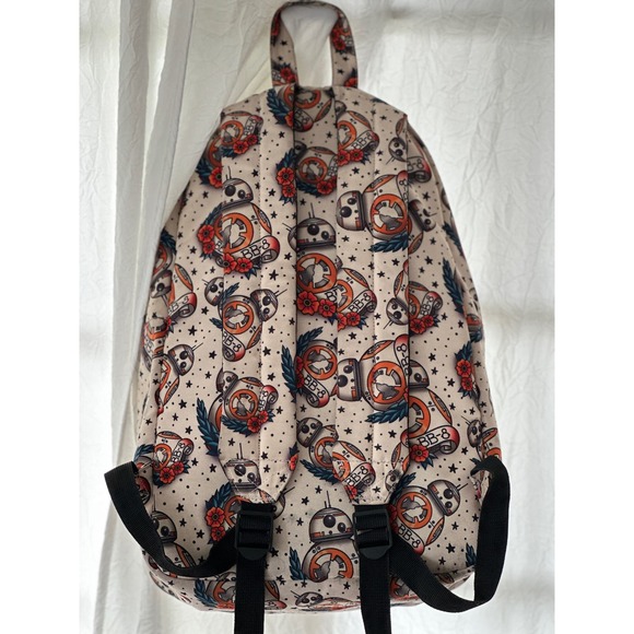 Loungefly // Star Wars The Force Awakens BB-8 Tattoo Backpack - Picture 5 of 11